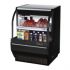 Turbo Air TCDD-36L-W(B)-N Curved Glass Front Refrigerated Deli Case